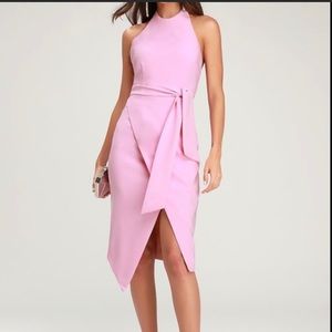 Finders keepers pink halter dress